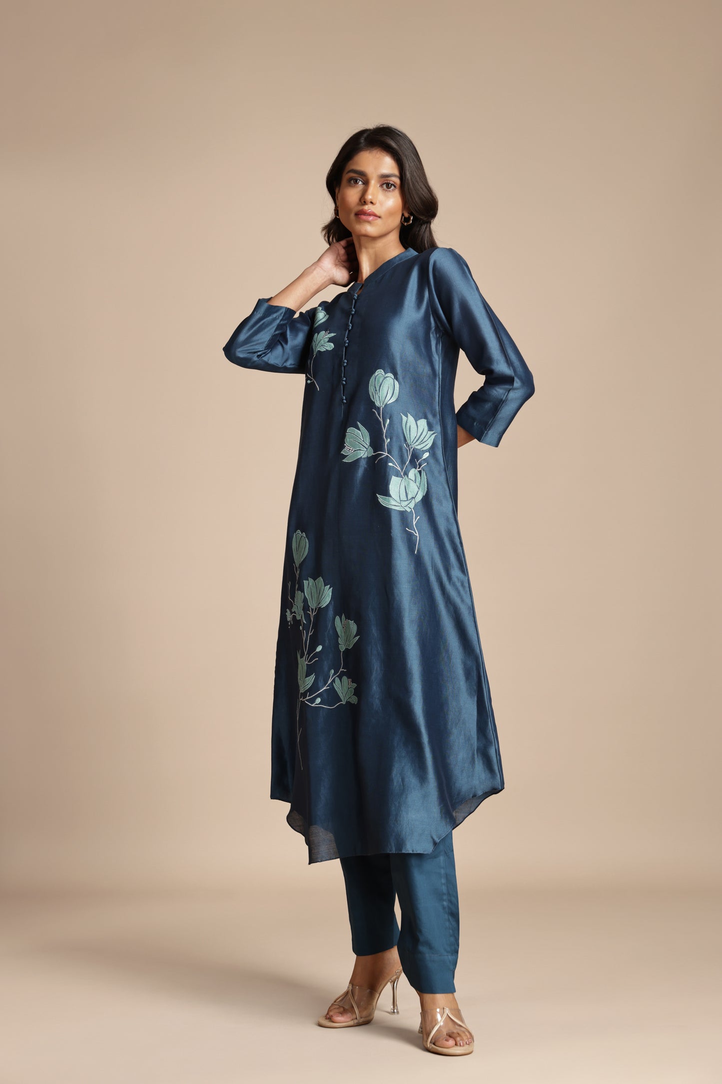 Bloom Appliqué Kurta