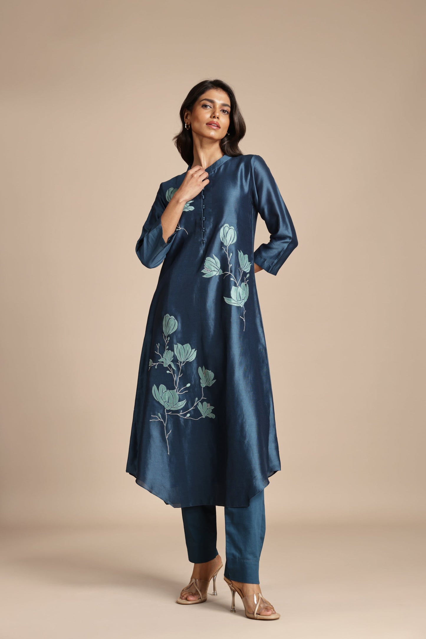 Bloom Appliqué Kurta