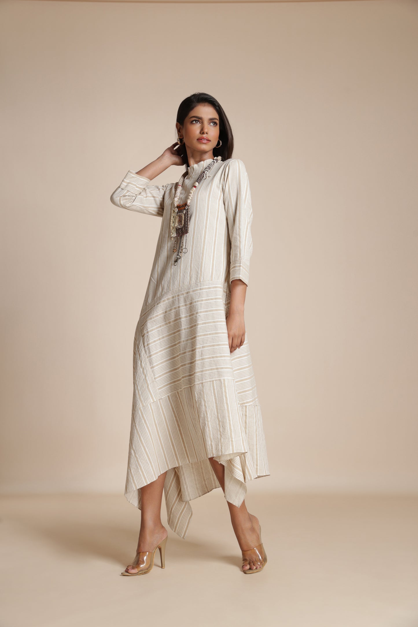 Cascade Stripe Dress