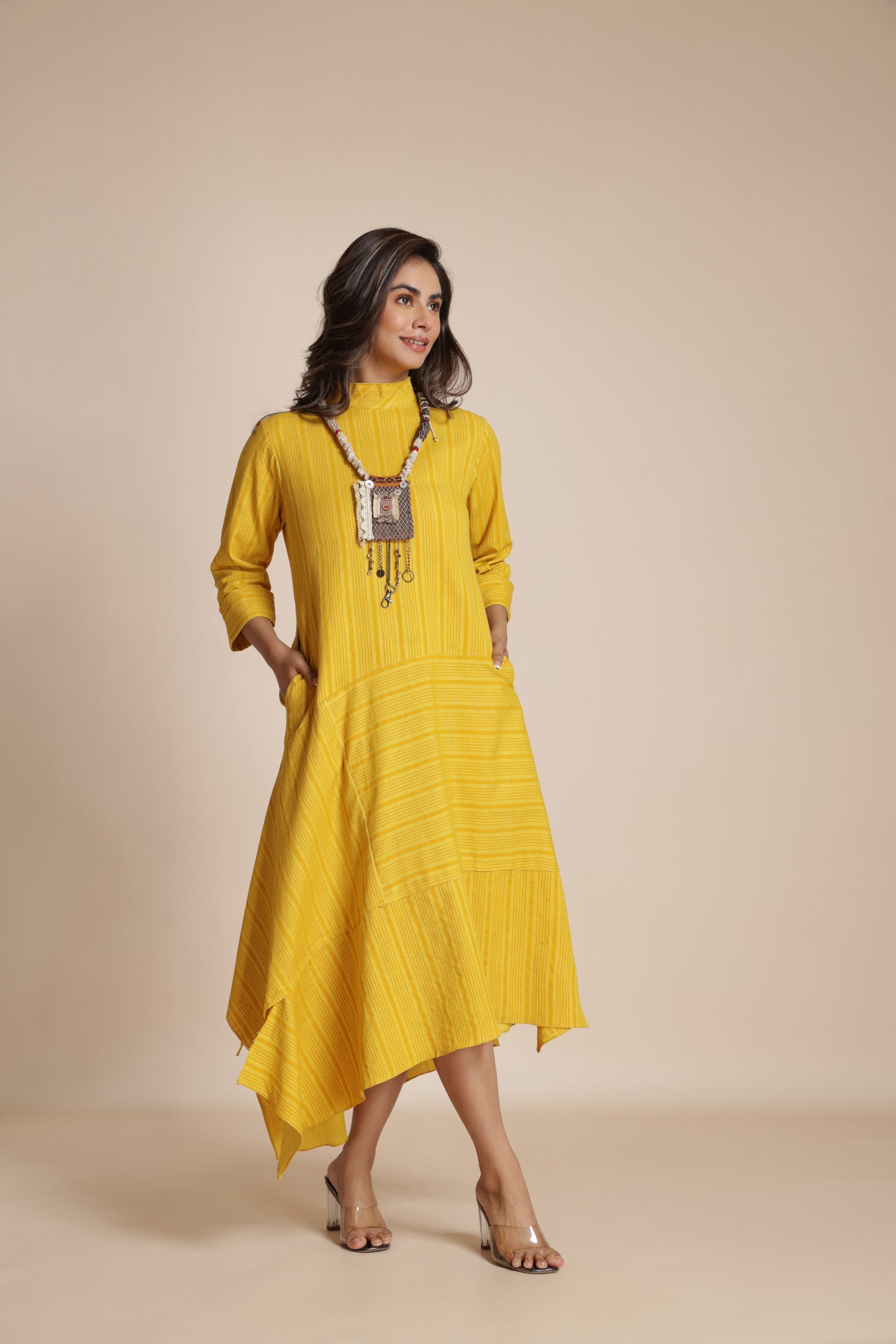 Cascade Stripe Dress