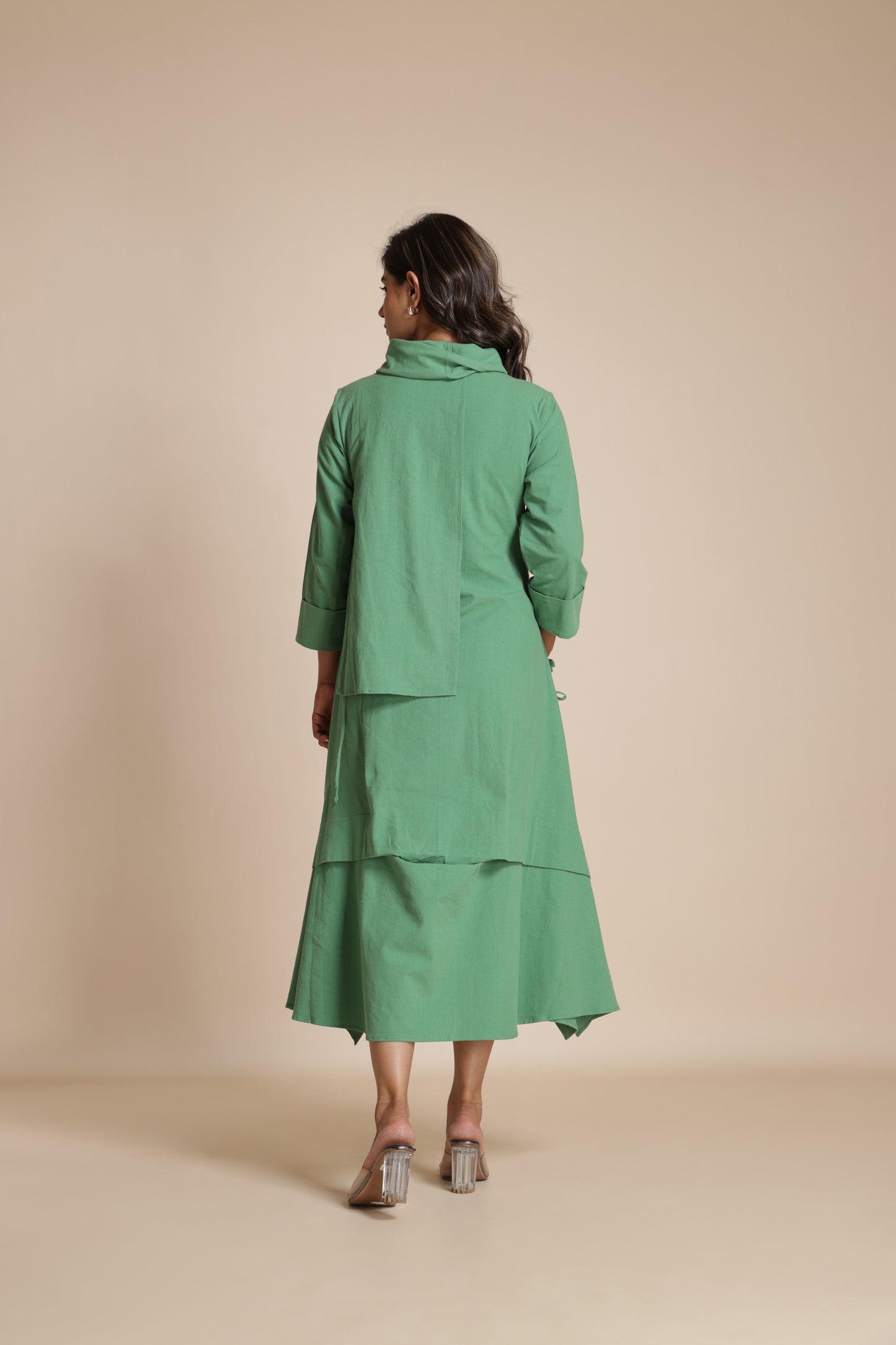 Cascade Pocket Dress