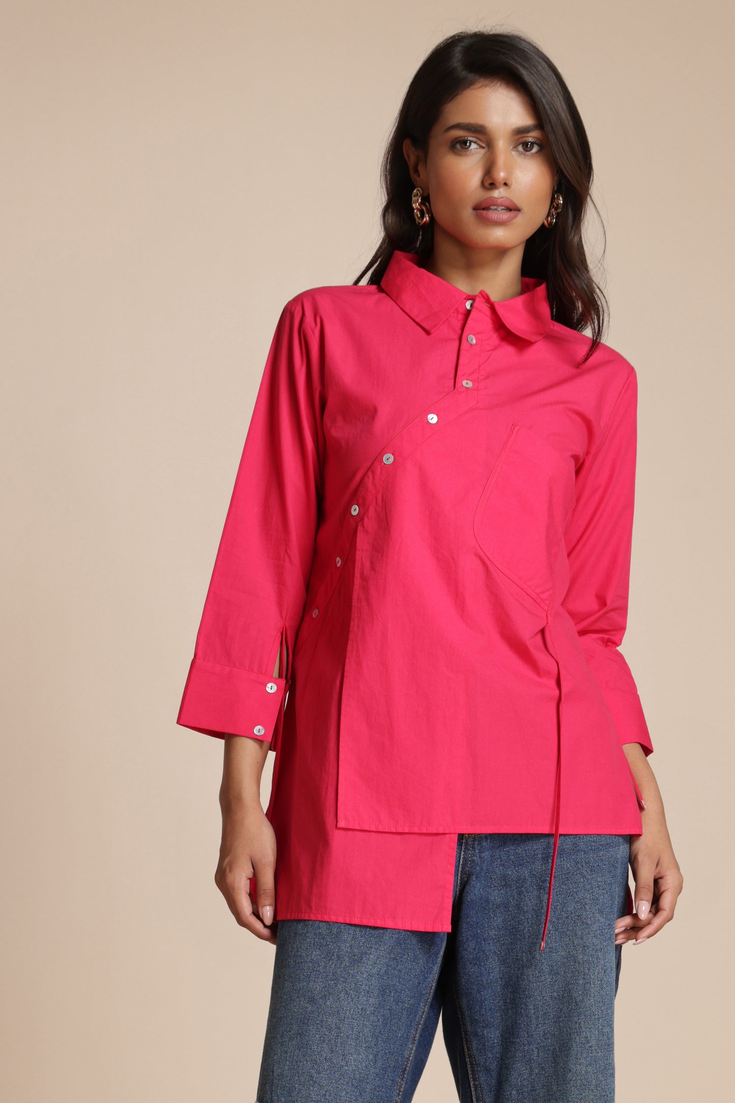 Offset Pocket Shirt