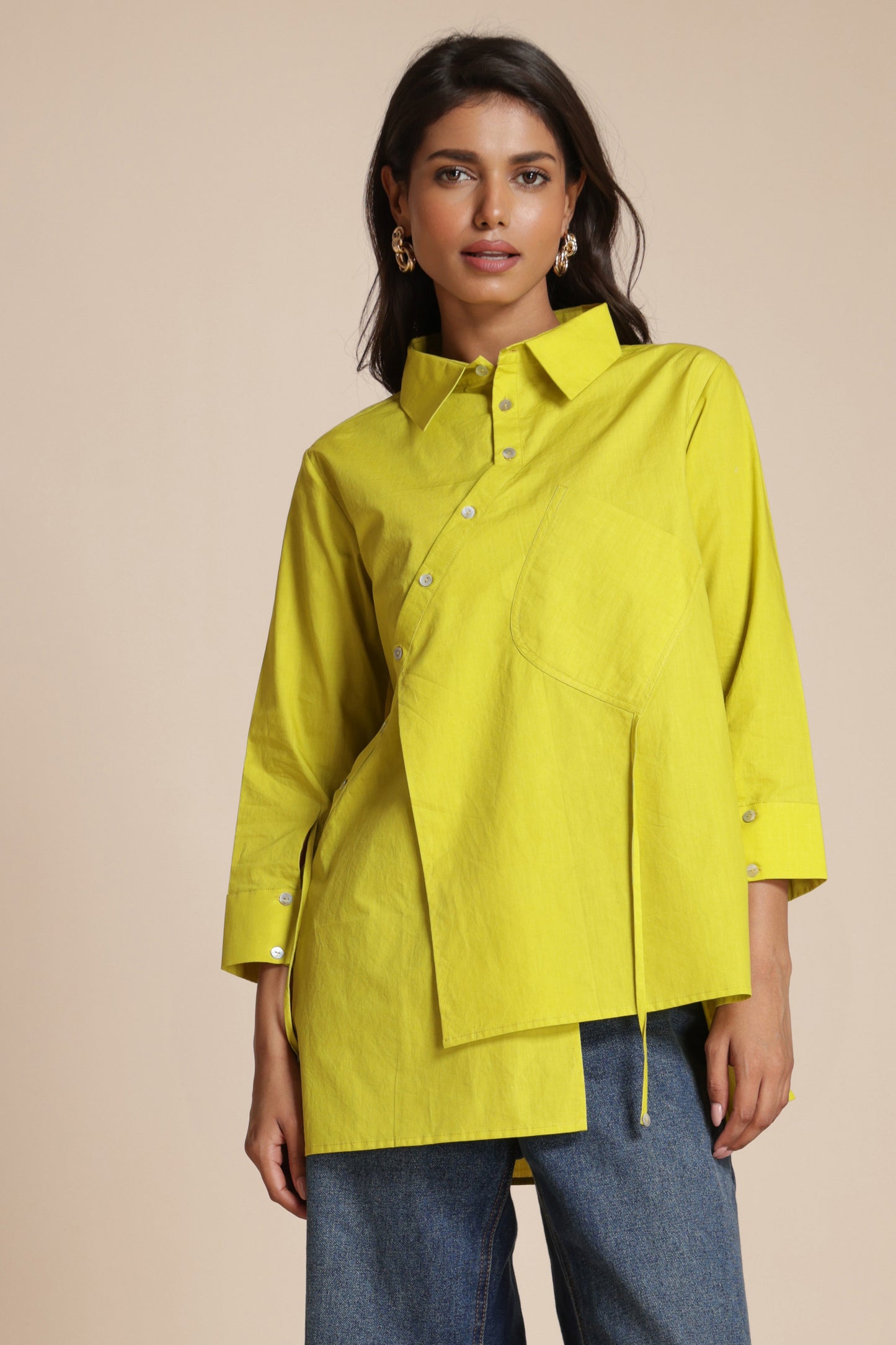 Offset Pocket Shirt