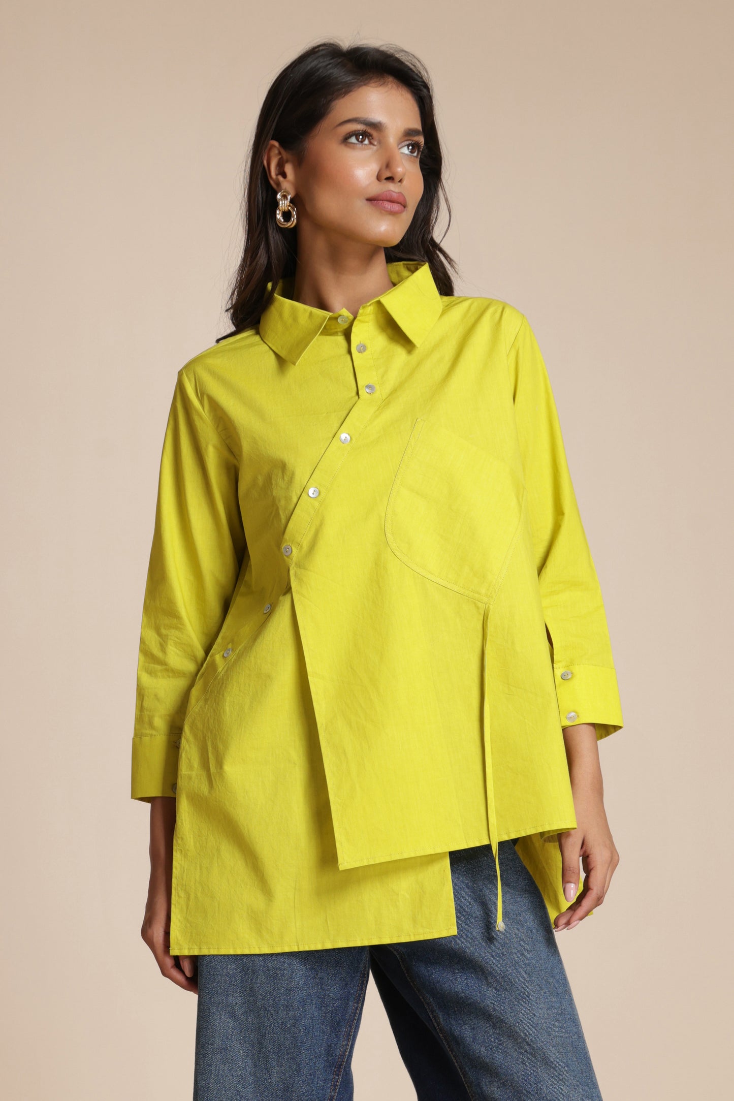 Offset Pocket Shirt