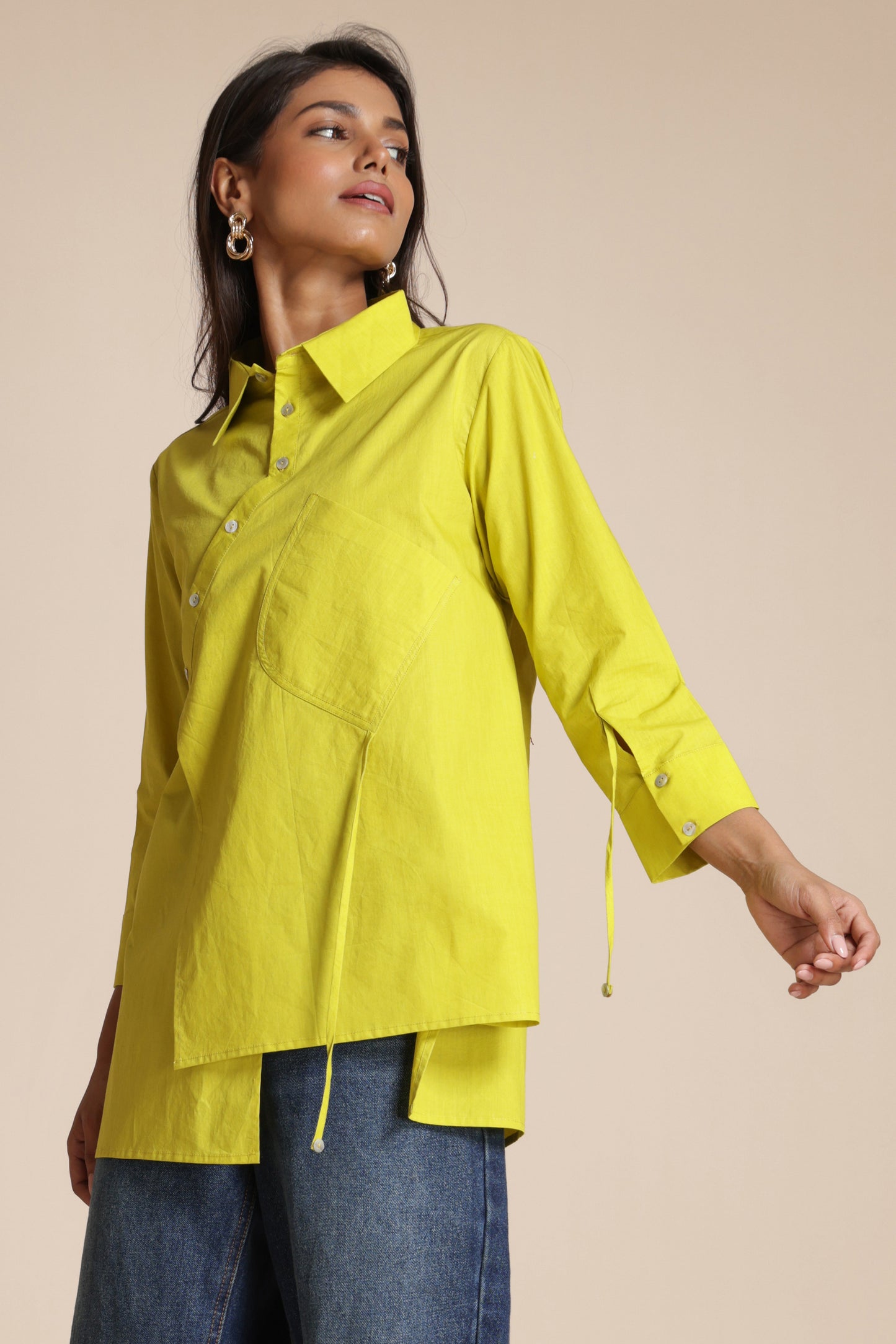 Offset Pocket Shirt