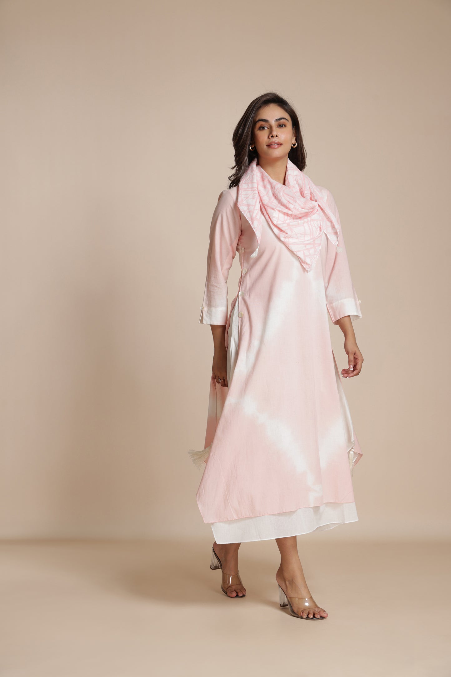 Shibori Crosshatch Dress