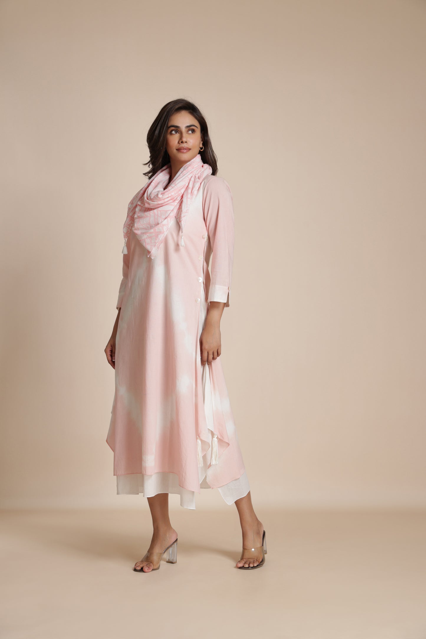 Shibori Crosshatch Dress