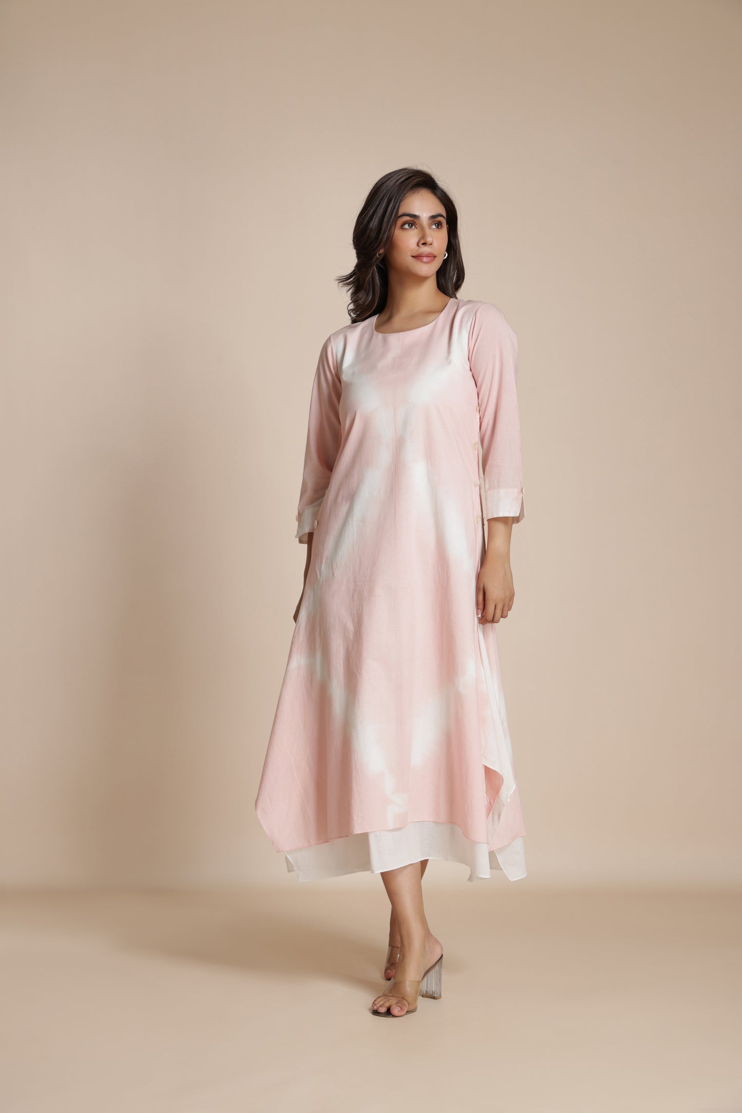 Shibori Crosshatch Dress