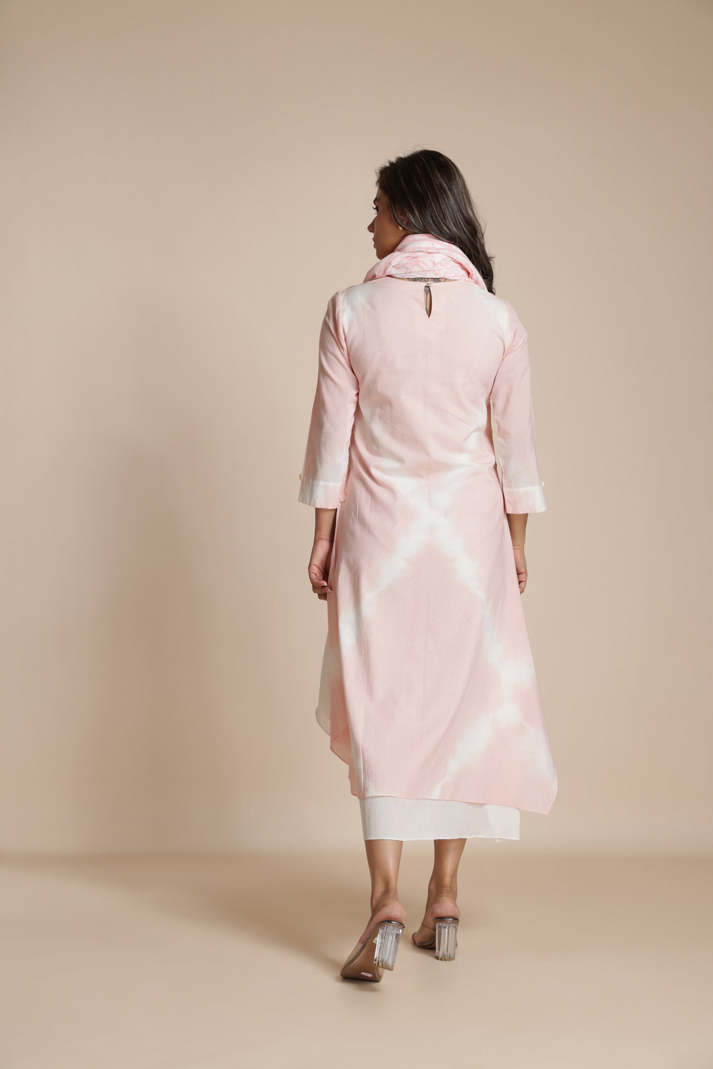 Shibori Crosshatch Dress