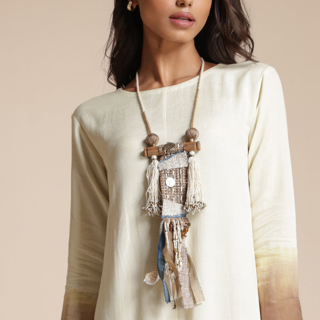 Rustic Tassel Neckpiece