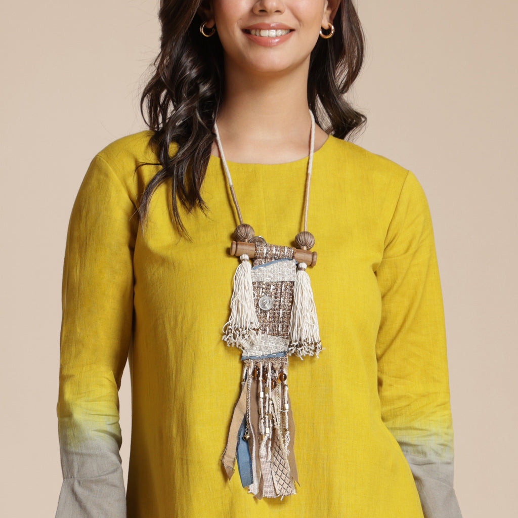 Rustic Tassel Neckpiece