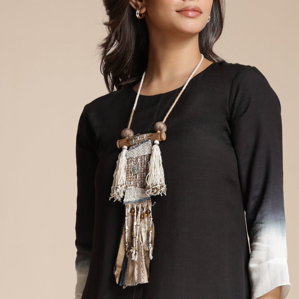 Rustic Tassel Neckpiece