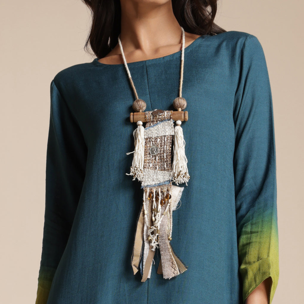Rustic Tassel Neckpiece