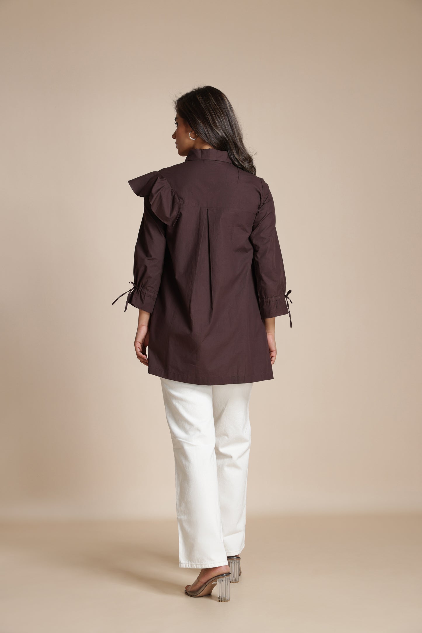 Flounce Accent Shirt