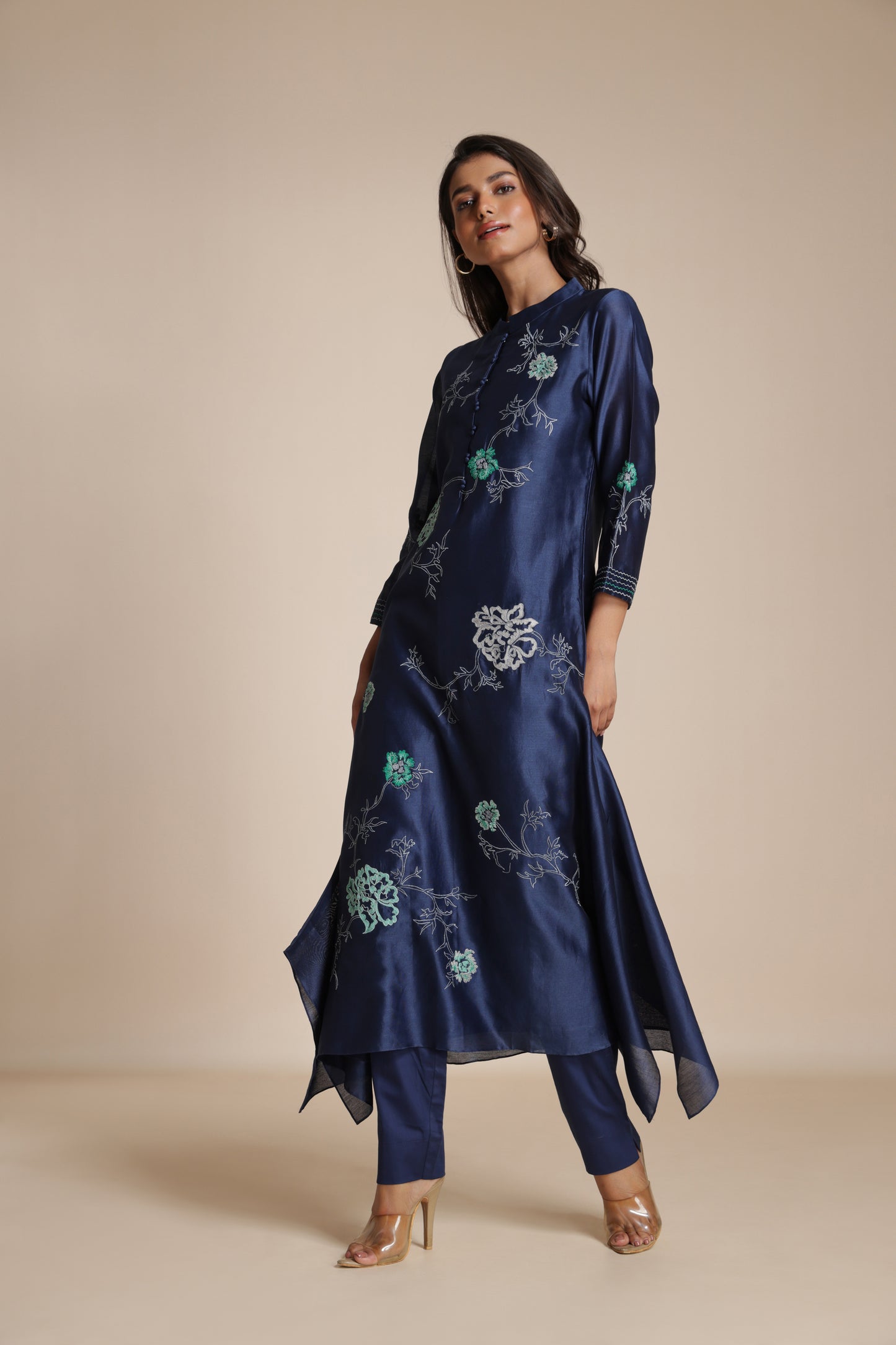 Blossom Embroidered Kurta