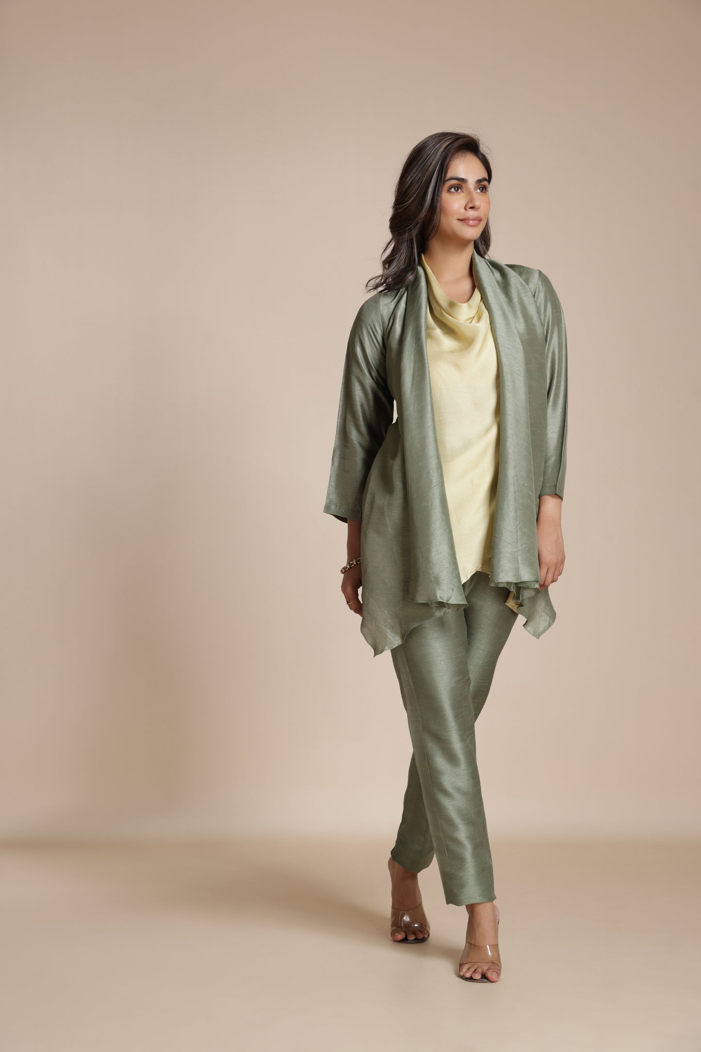 Overlay Drape Shirt