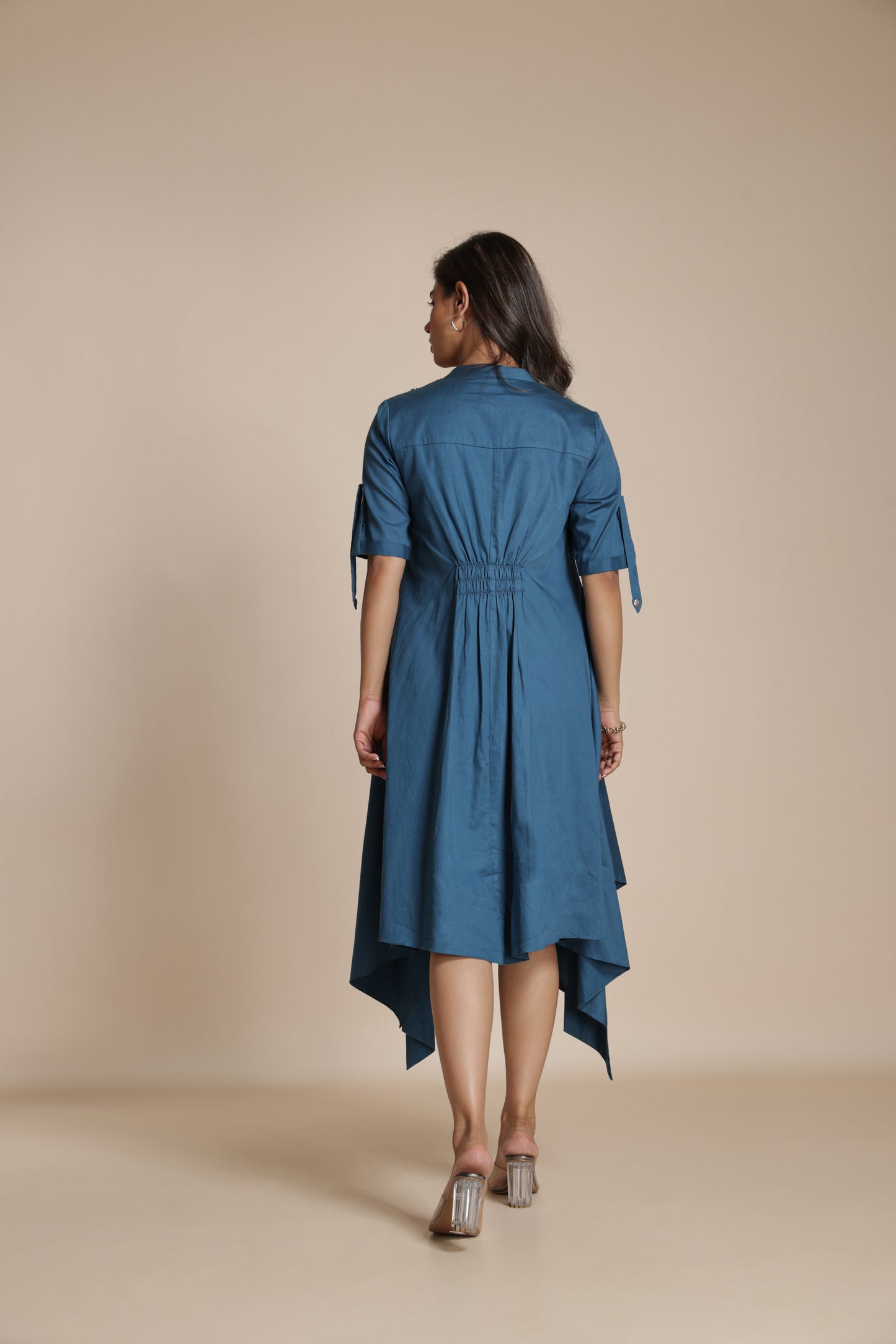 Button-Down Handkerchief Dress