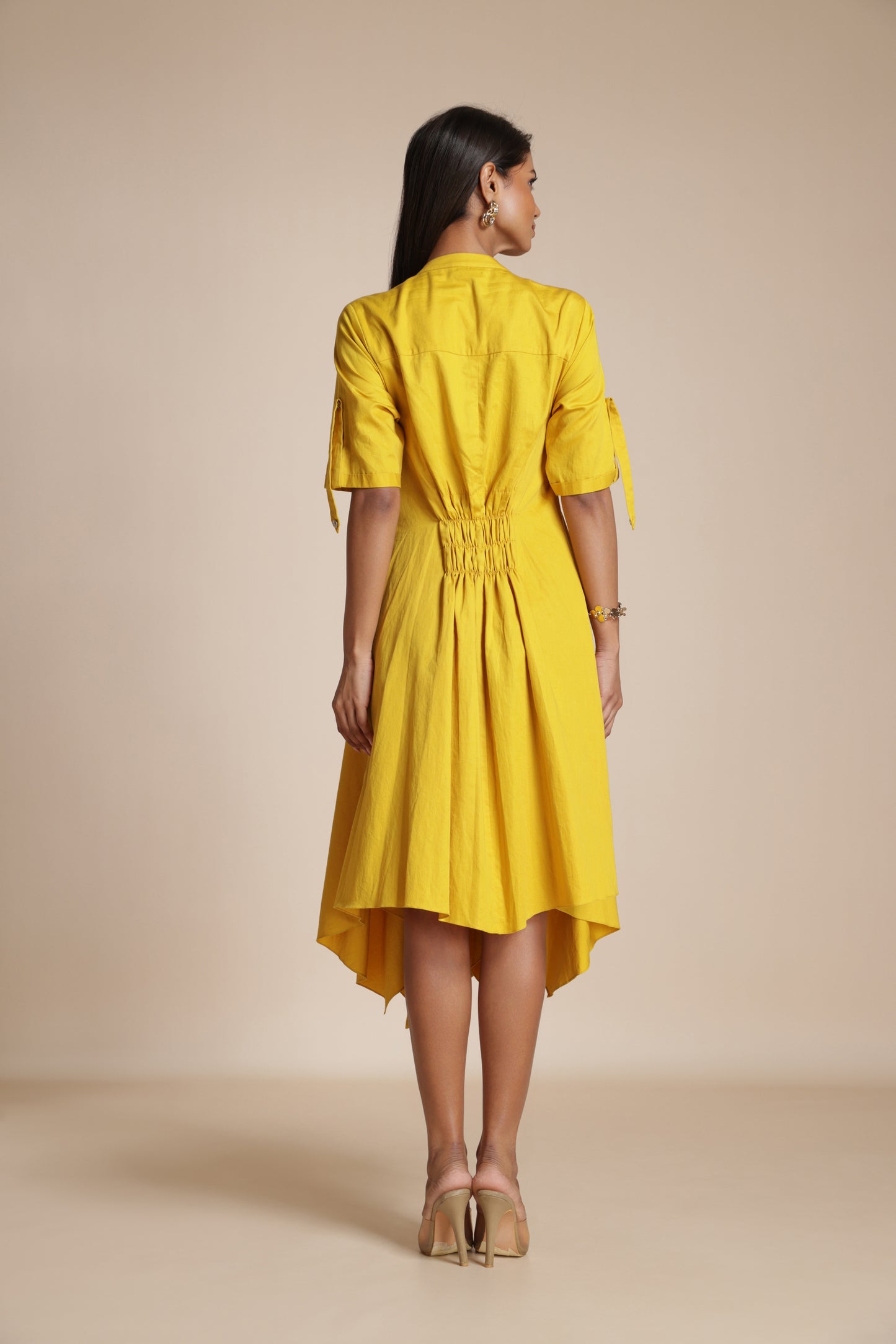 Button-Down Handkerchief Dress