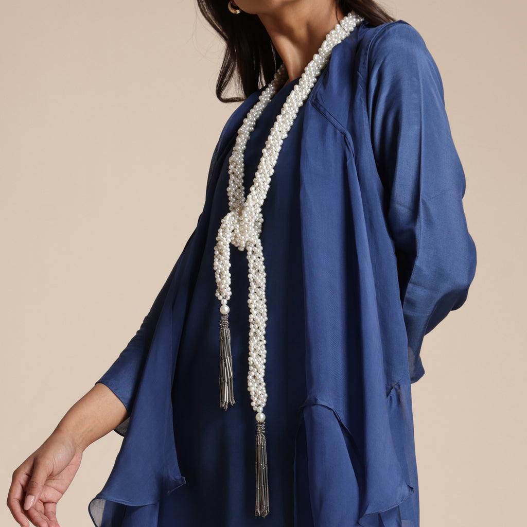 Beaded Lariat Neckpiece
