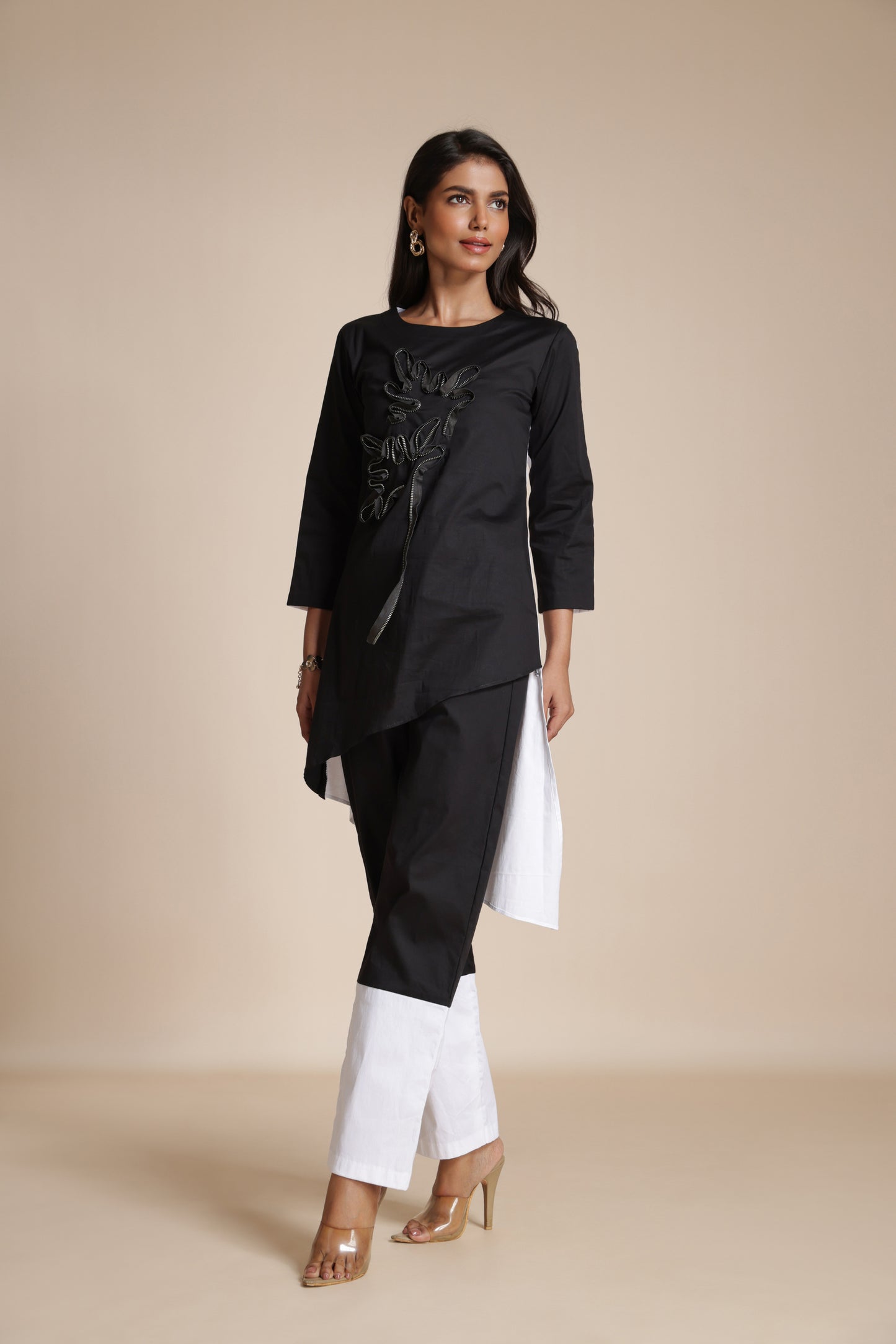 Split-Hue Sprig Shirt