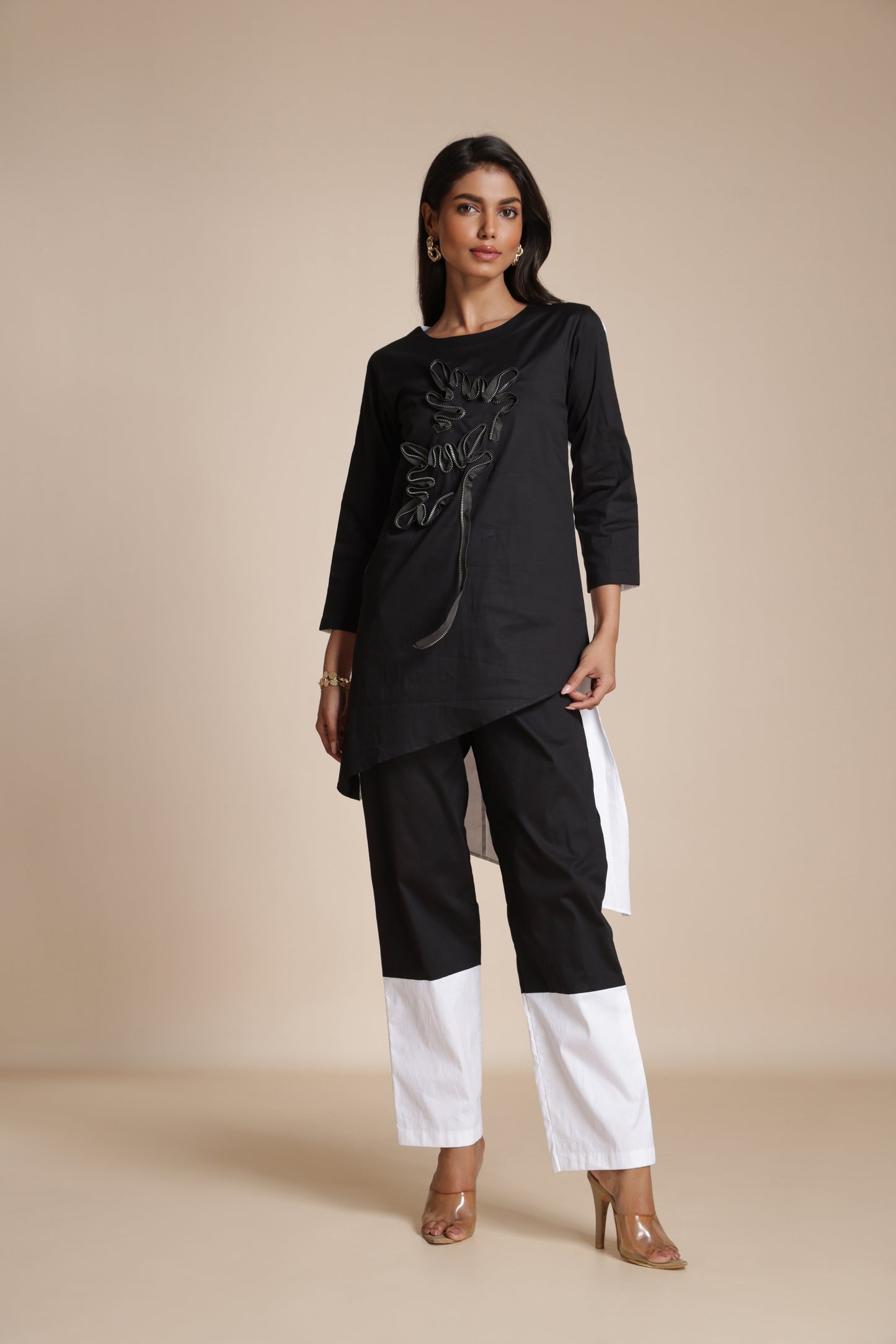 Split-Hue Sprig Shirt