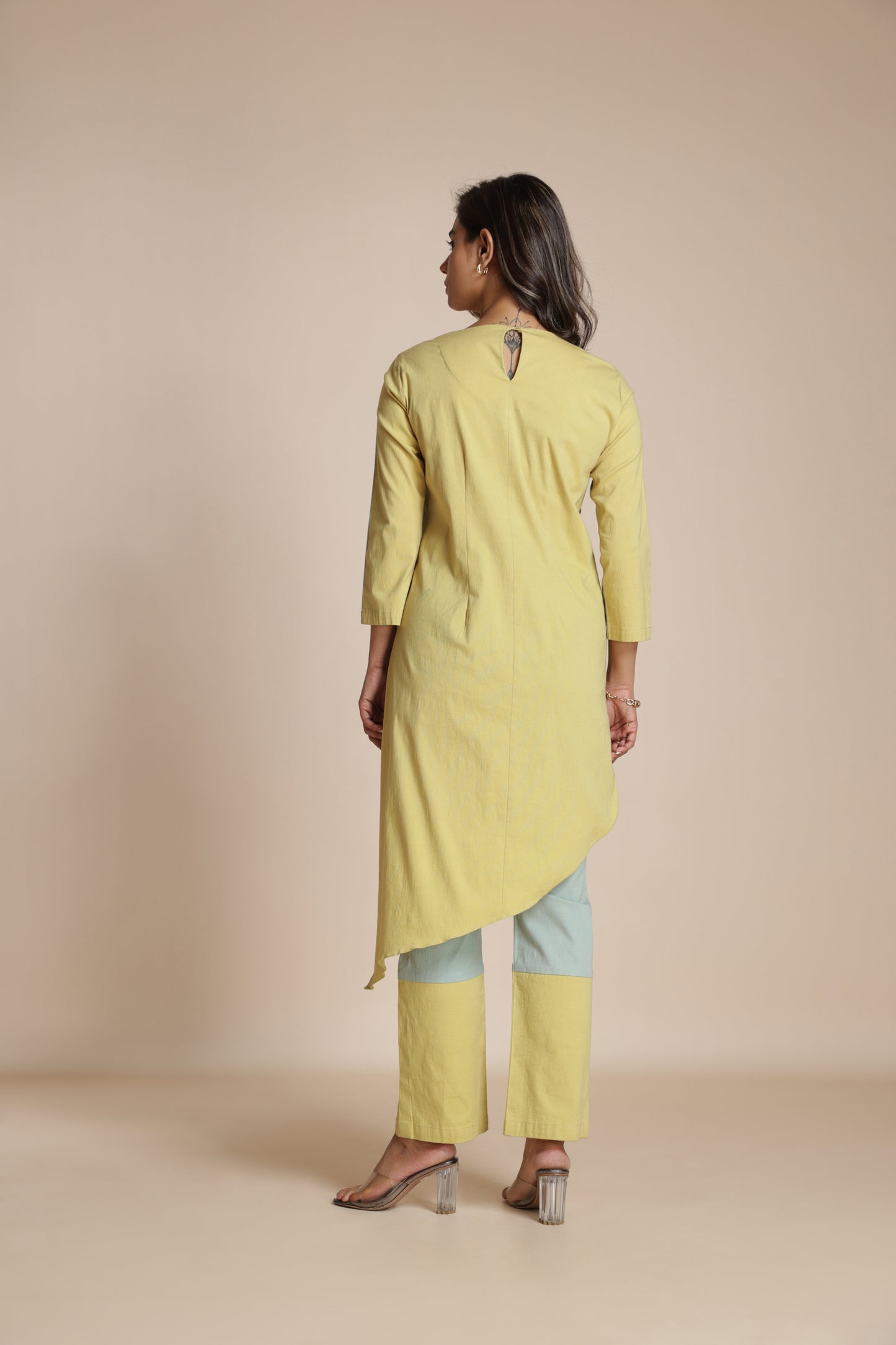 Split-Hue Sprig Shirt