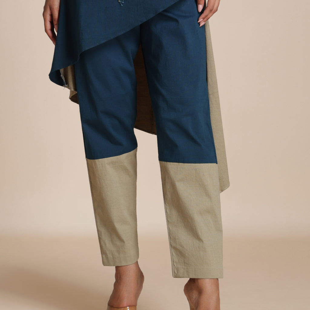 Split-Hue Block Pant