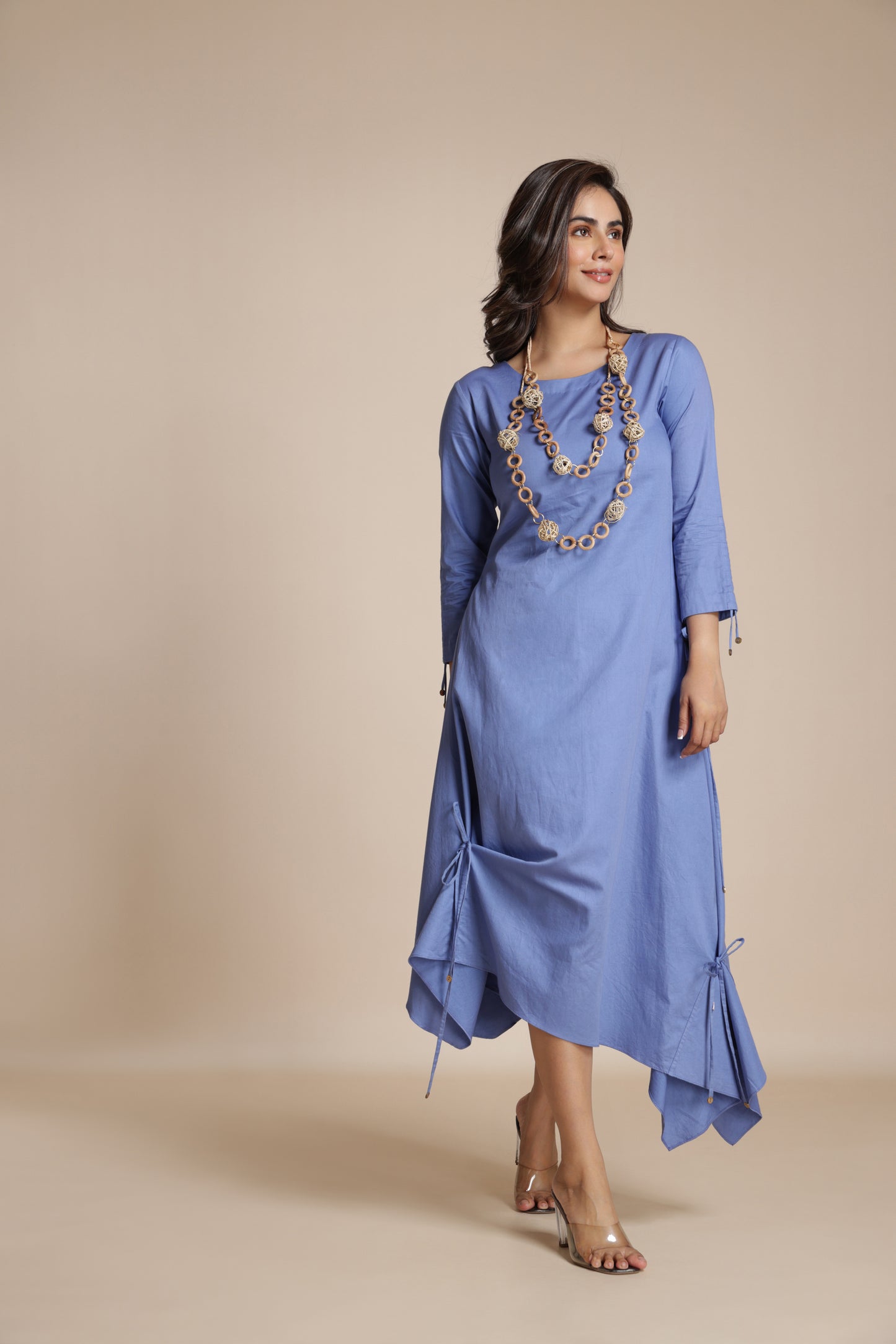Asymmetric Gather Dress