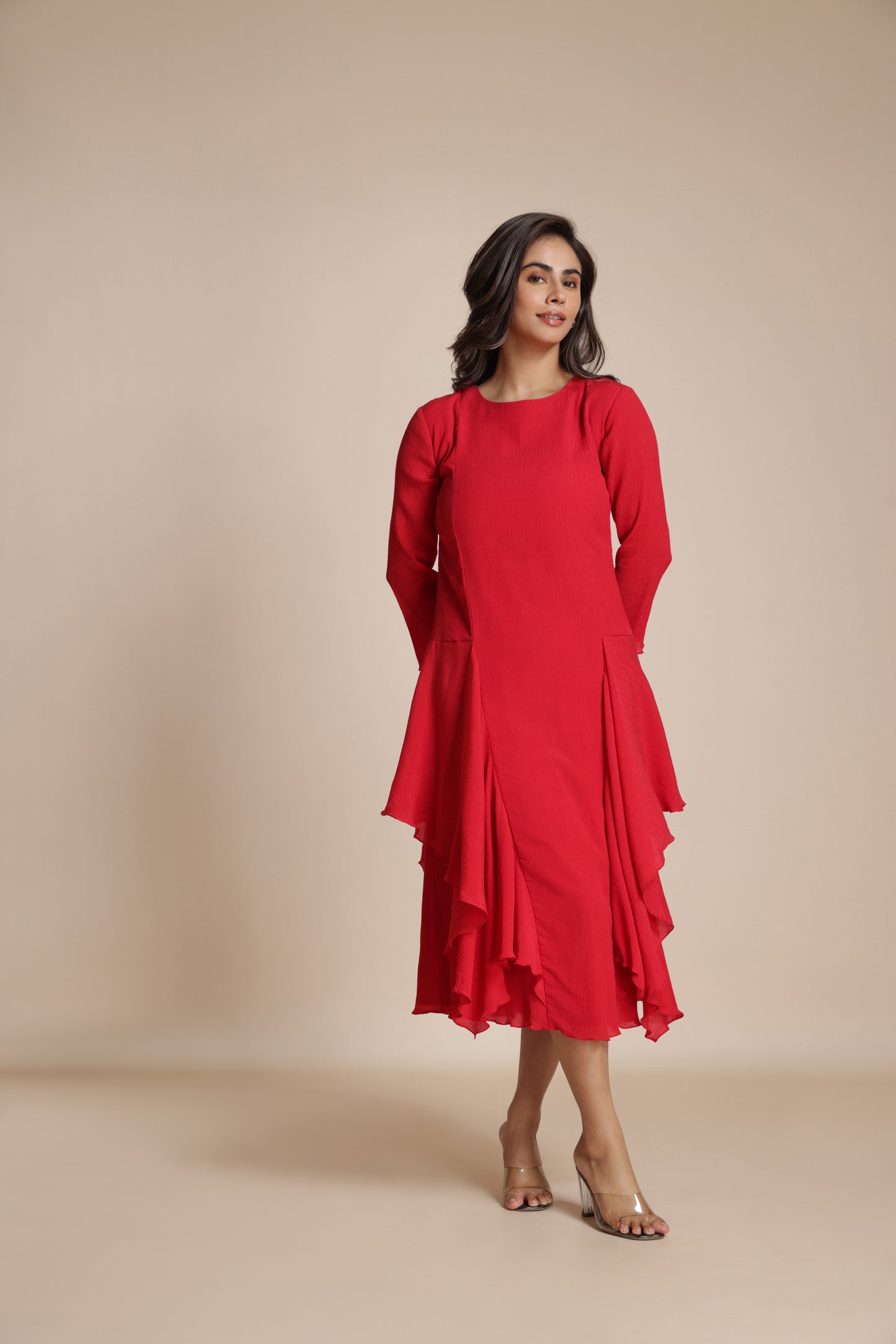 Wave Midi Dress