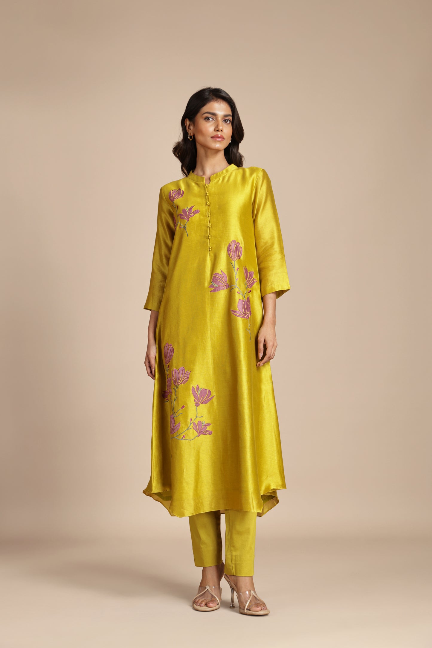 Bloom Appliqué Kurta