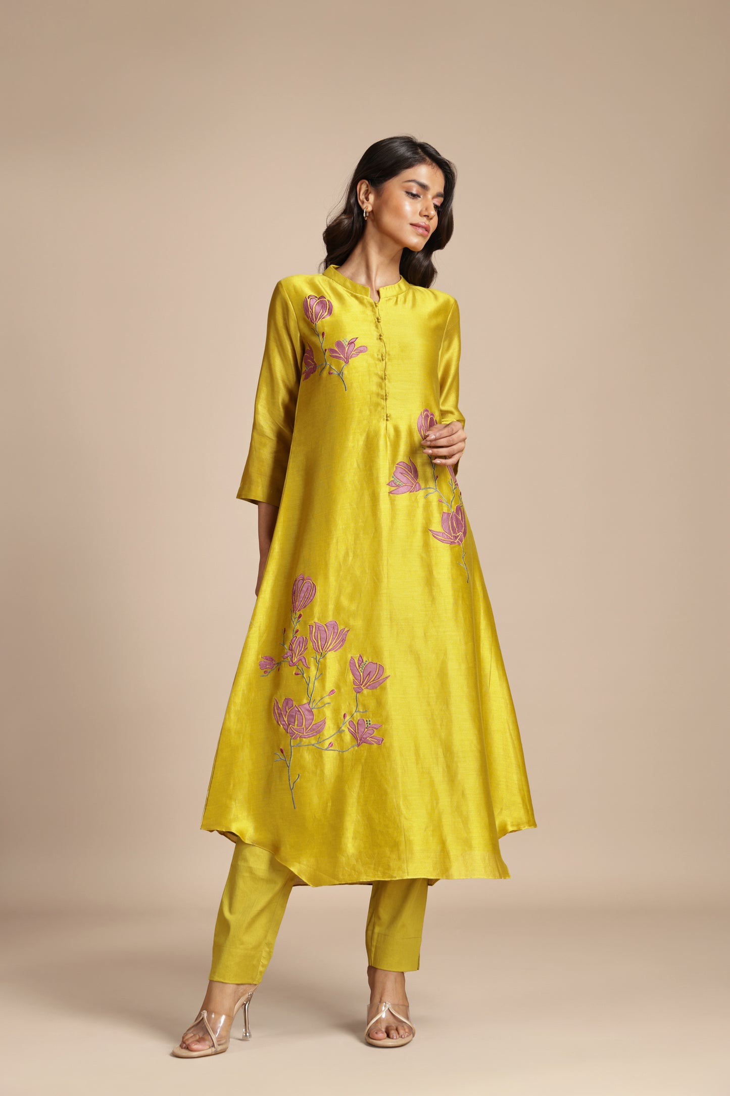 Bloom Appliqué Kurta