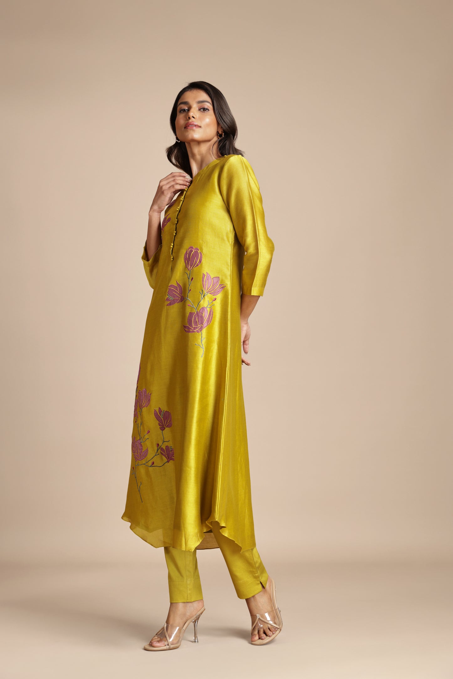 Bloom Appliqué Kurta