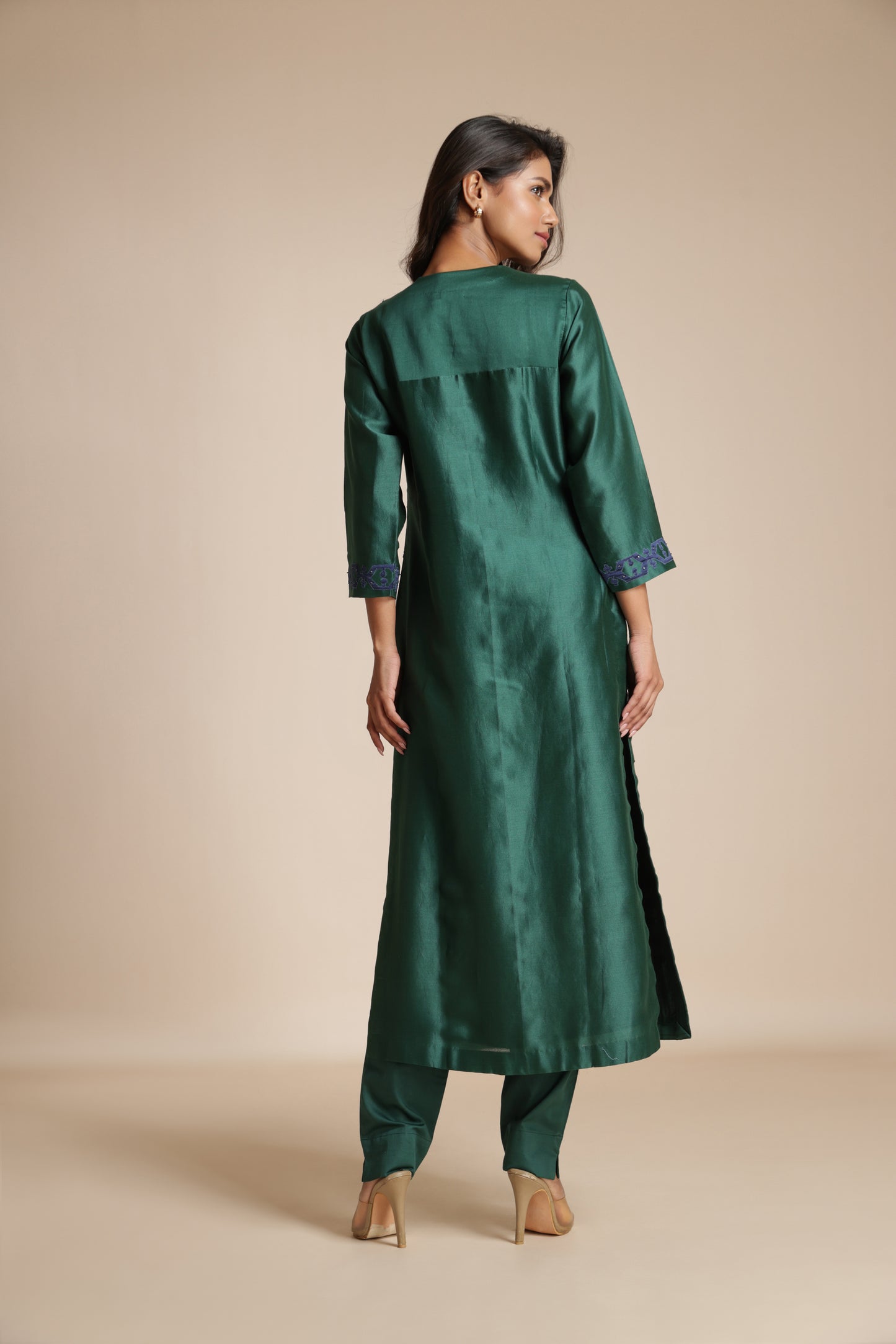 Filigree Appliqué Kurta