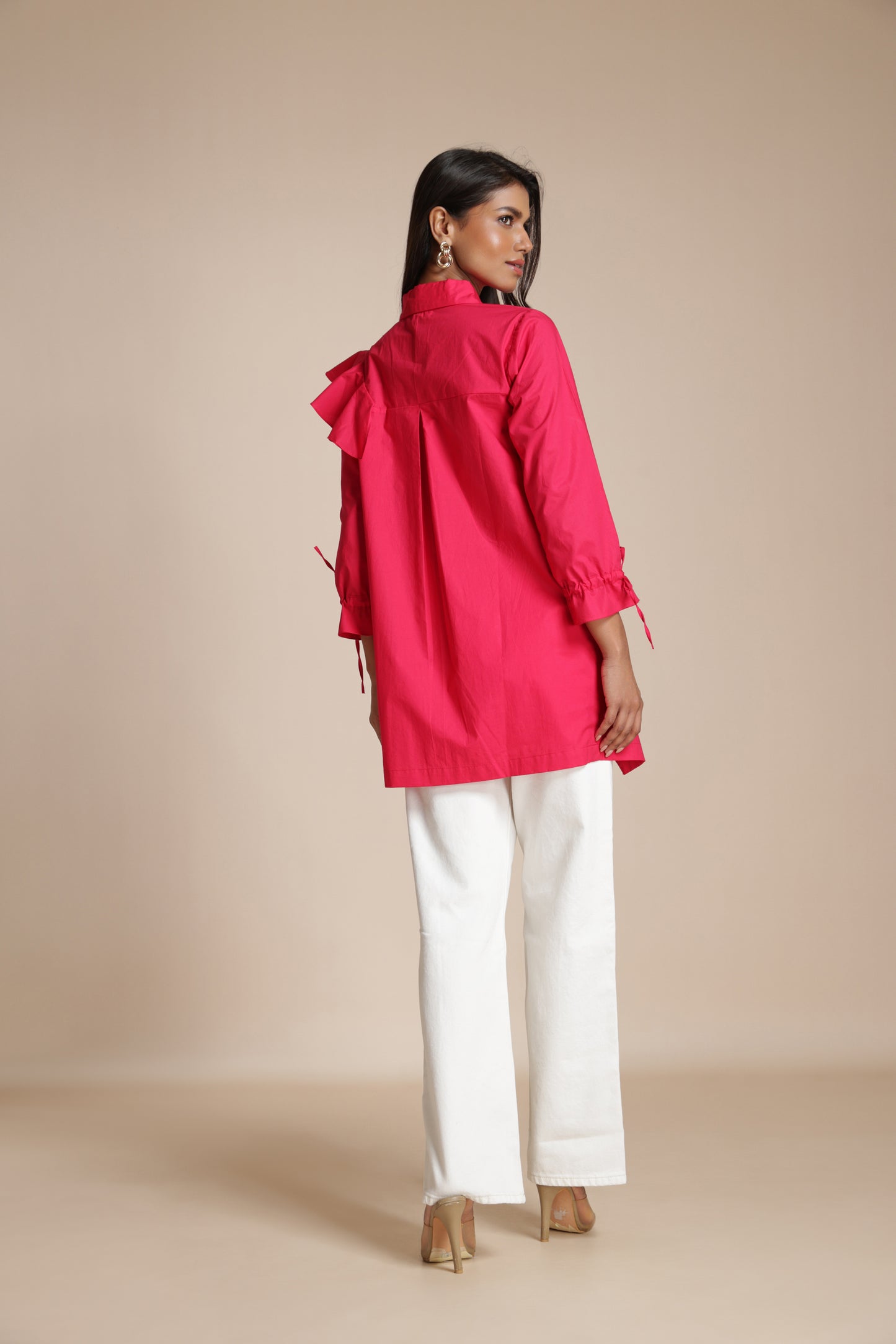 Flounce Accent Shirt