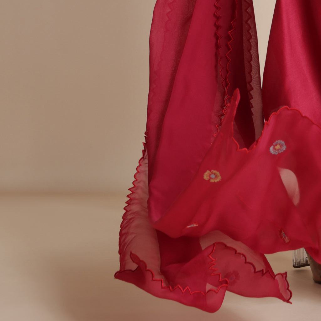 Blossom Embroidered Dupatta