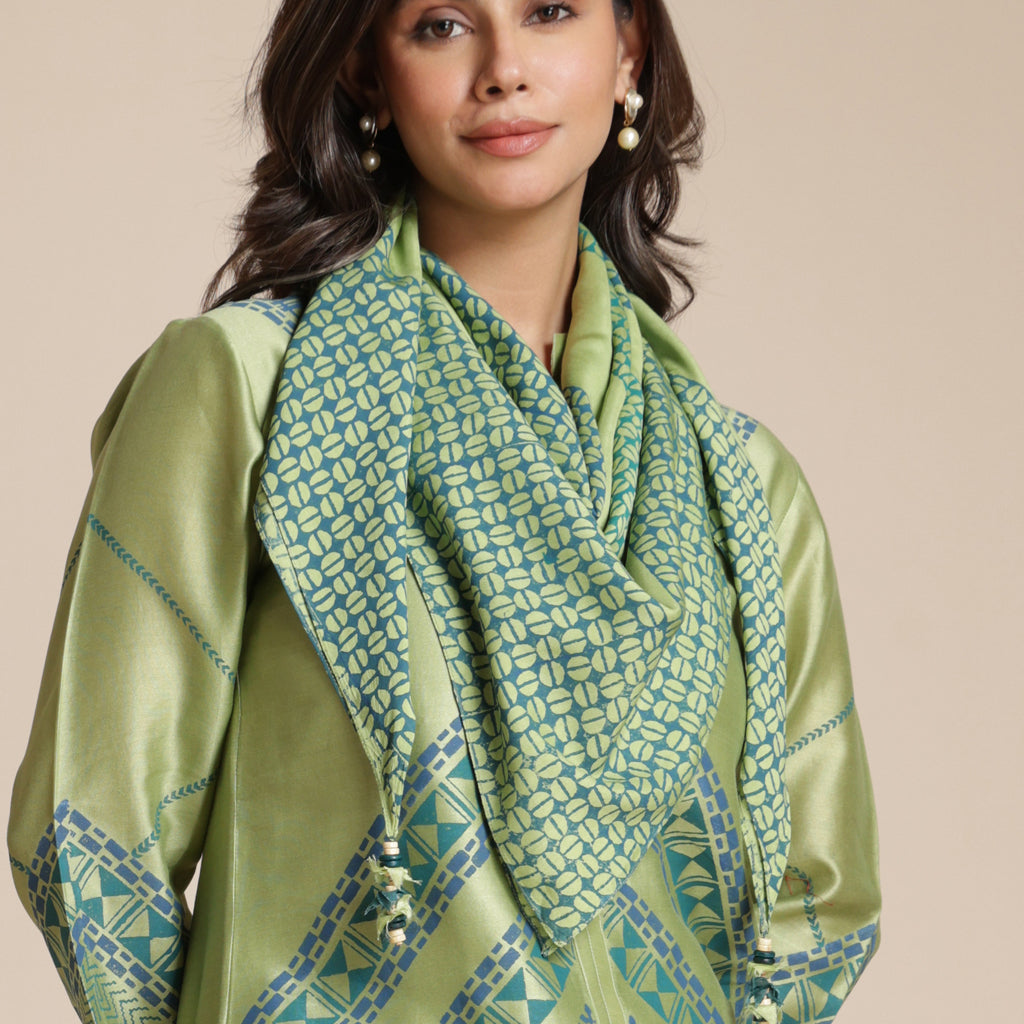 Mosaic Overlay Scarf