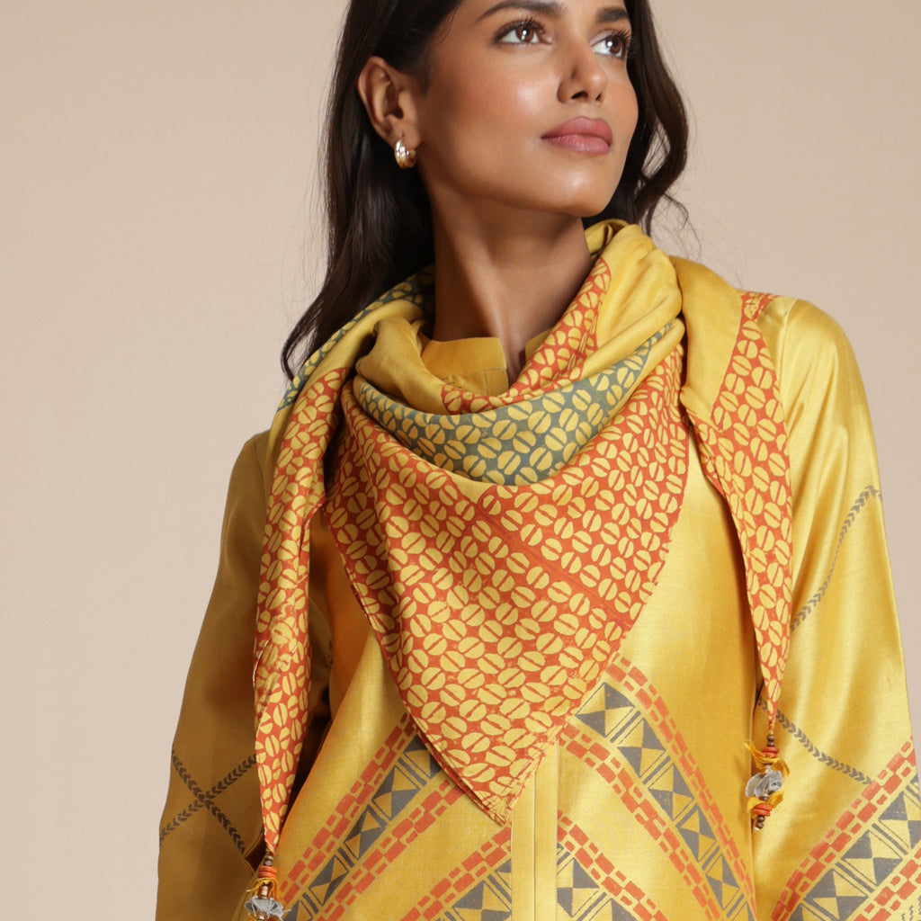 Mosaic Overlay Scarf