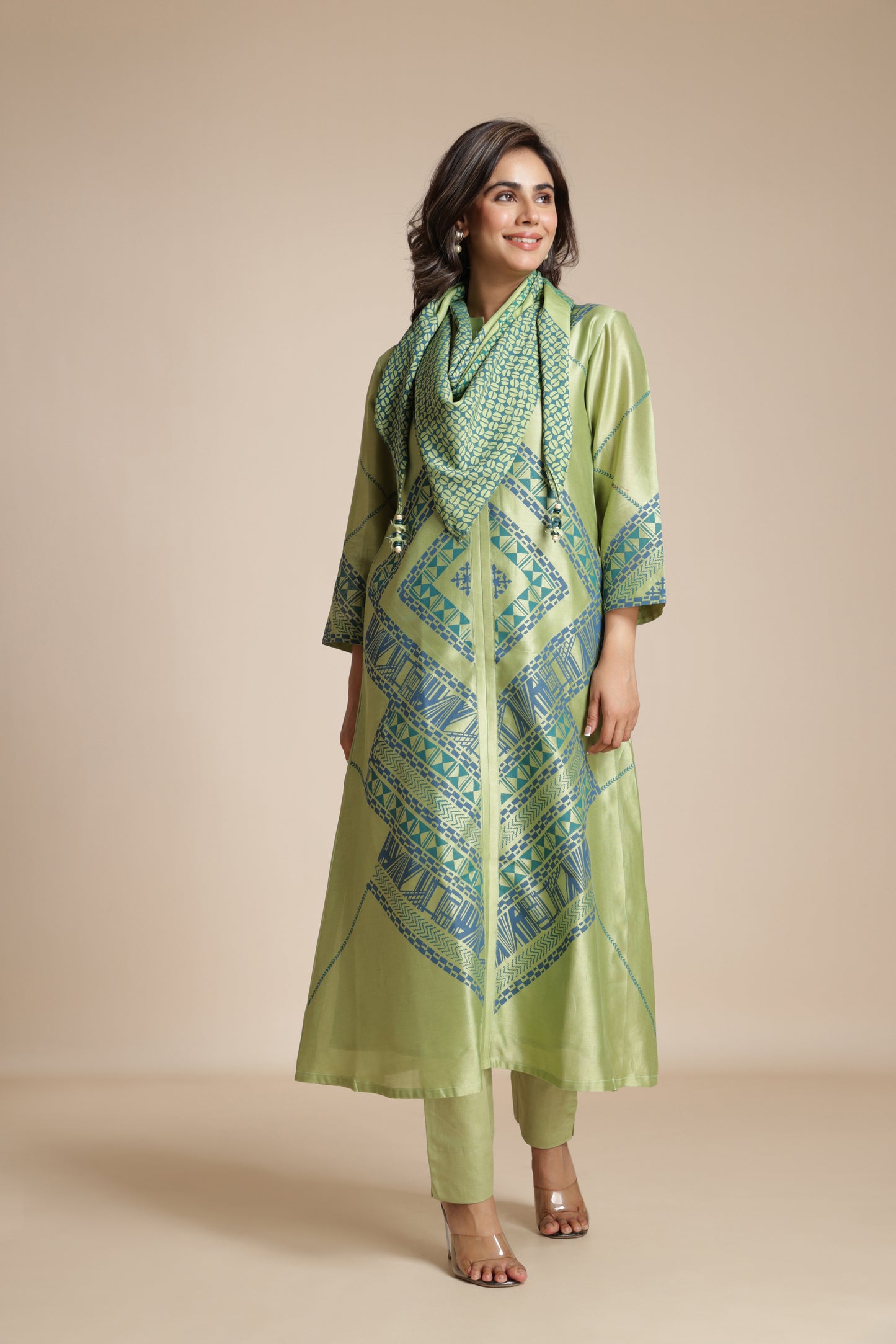 Mosaic Overlay Kurta